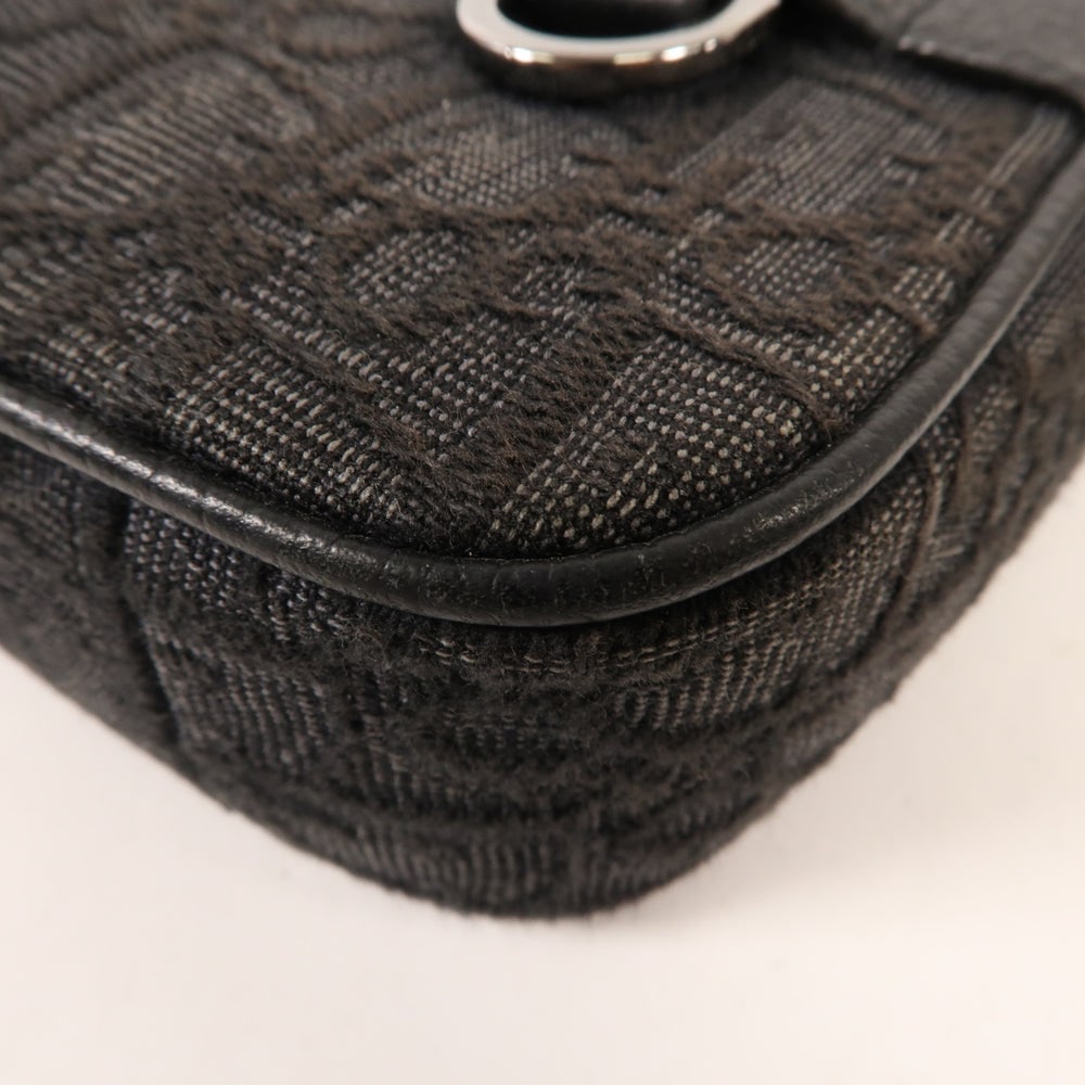 Dior Shoulder Bag Canvas Black - 7