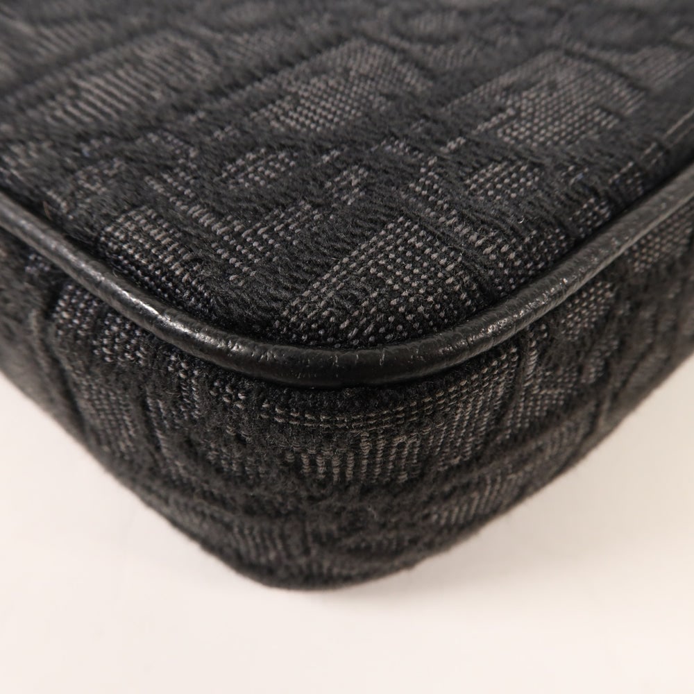 Dior Shoulder Bag Canvas Black - 9