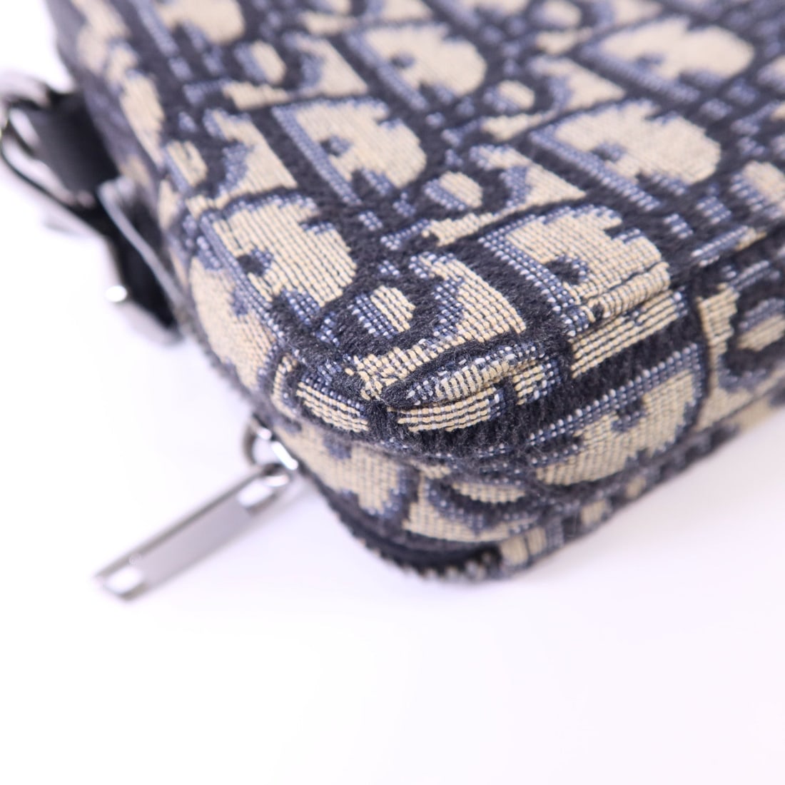 Dior Zipped Pouch Strap Navy - 16