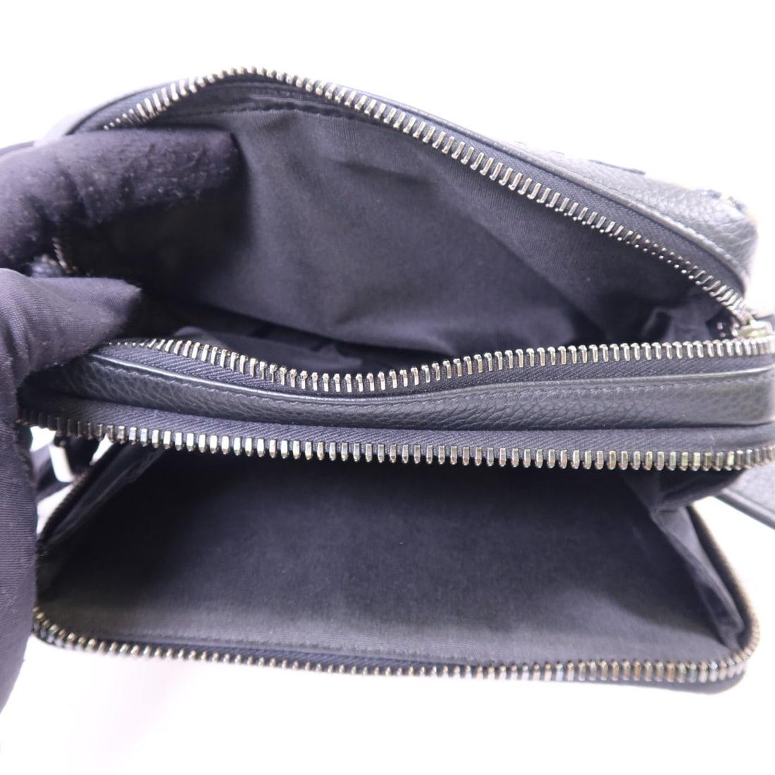 Dior Zipped Pouch Strap Navy - 6