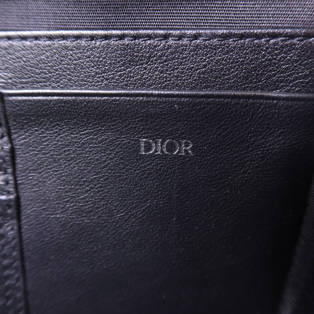 Dior Zipped Pouch Strap Navy - 7