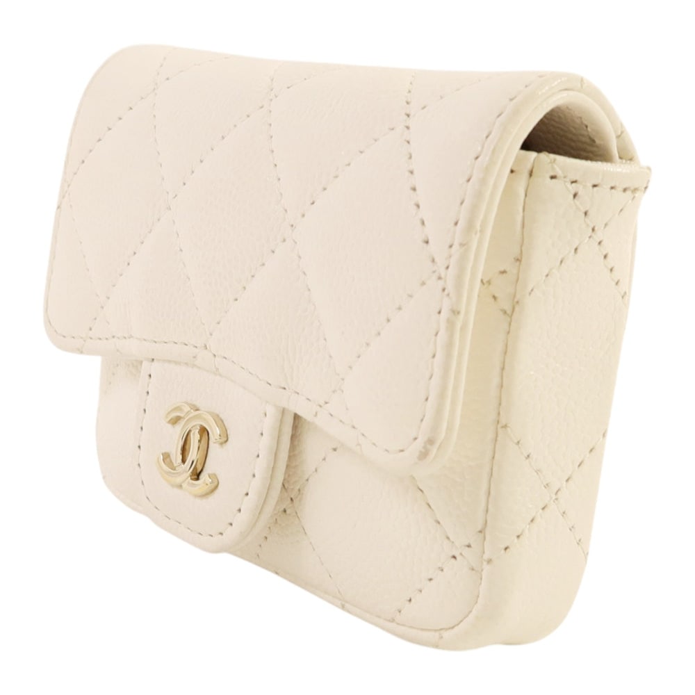Chanel Mini Chain Bag White - 3