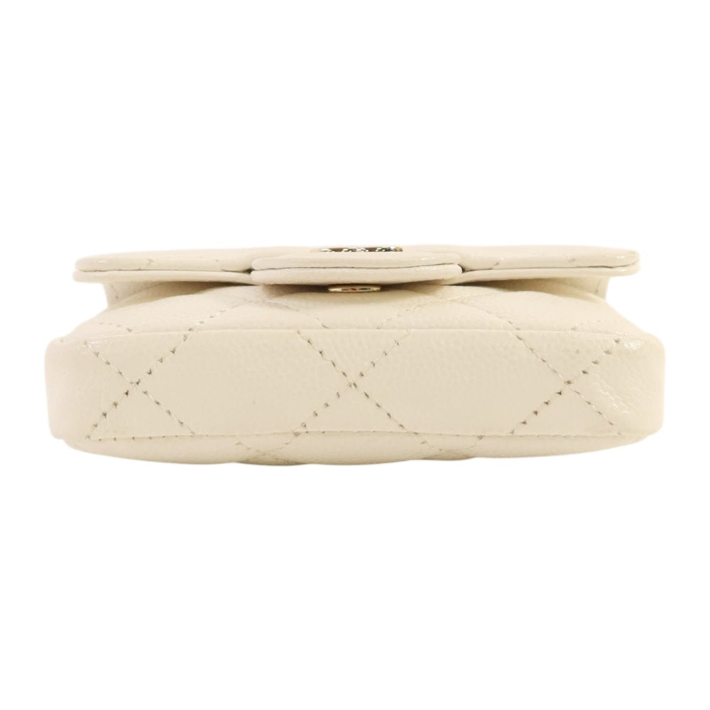 Chanel Mini Chain Bag White - 4