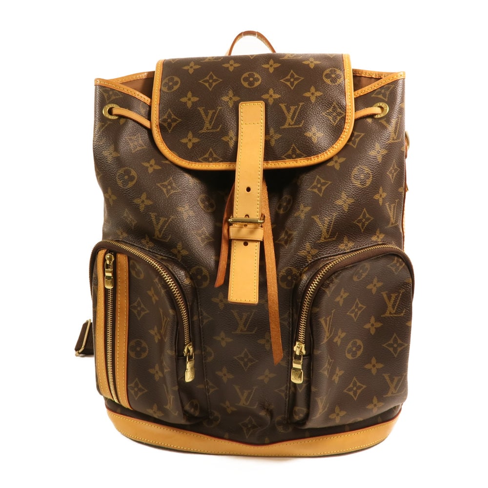 LV Sac A Dos Bosphore Brown: Brown Monogram PVC coated canvas Sac A dos Bosphore backpack with storage bags. Approx. 30 x 38 x 11 cm; handle 23 cm; strap 57-103 cm. Product no. FL1016. Authentic and authenticated.