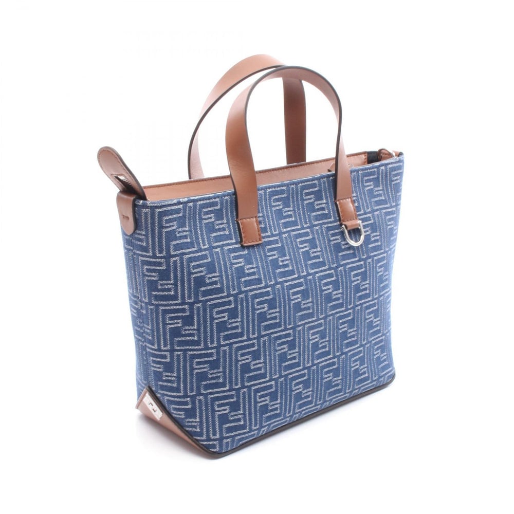 Fendi FF Shopping Small Navy - 2