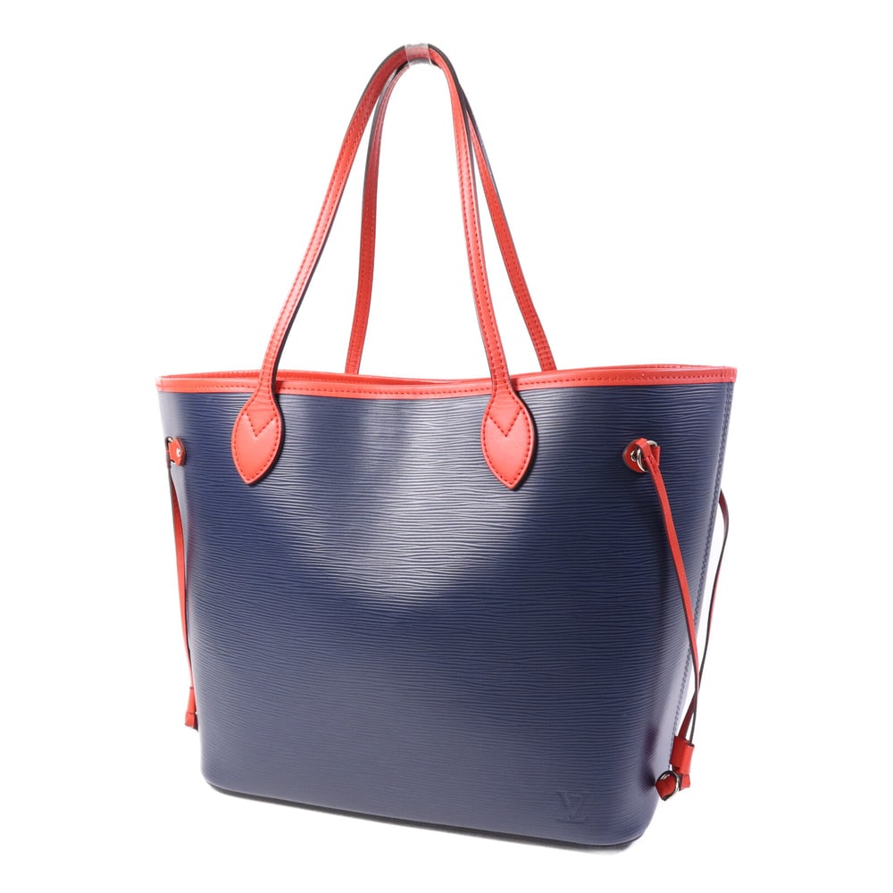 LV Neverfull MM Epi Navy Red - 2