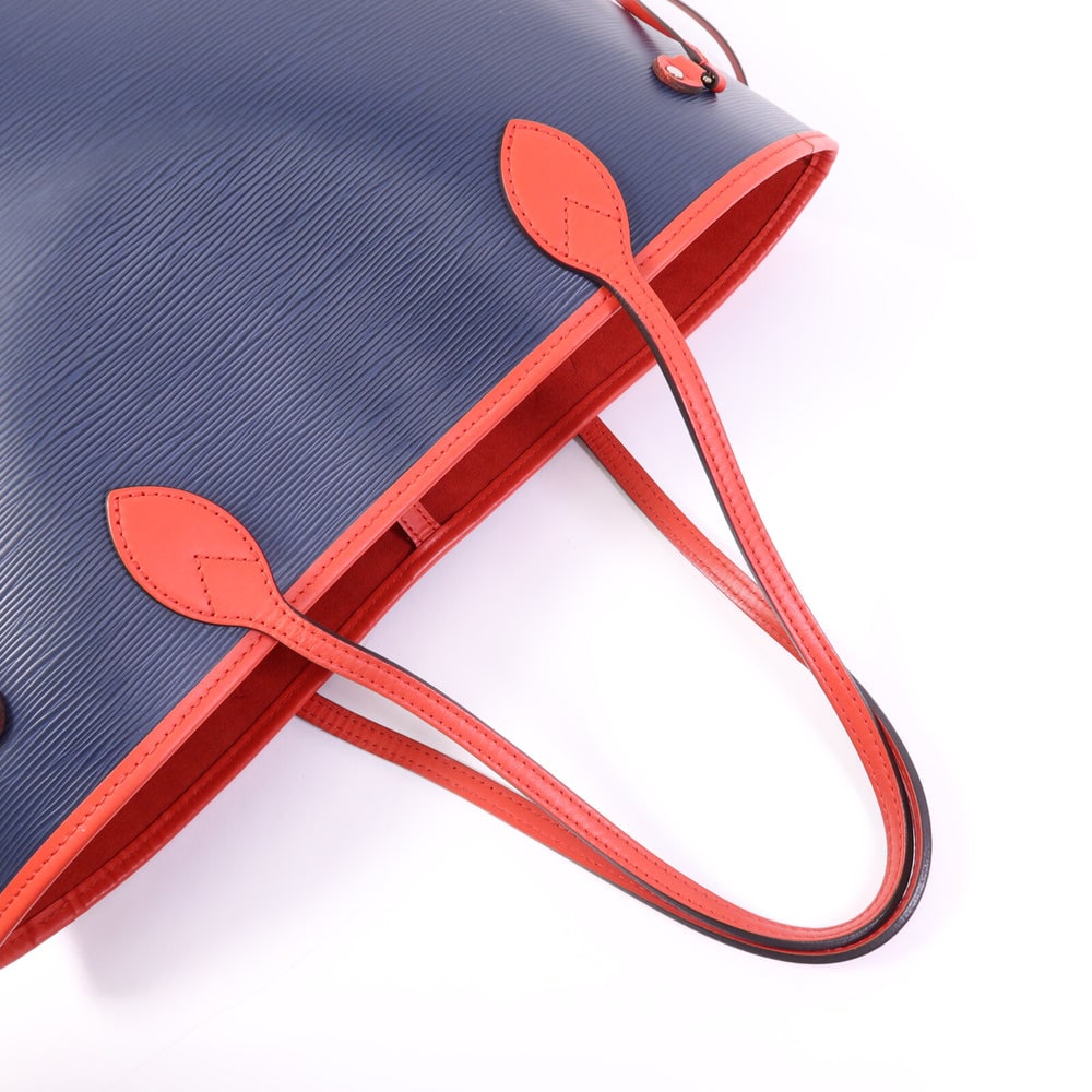 LV Neverfull MM Epi Navy Red - 8