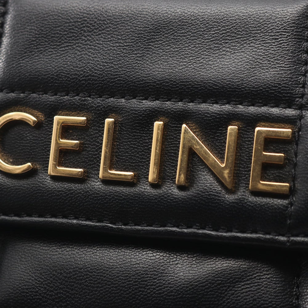 Celine Matelasse Chain Black - 5