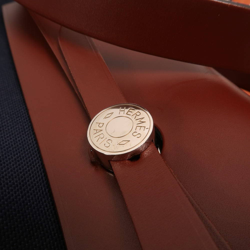 Hermes Herbag GM Navy Brown - 10