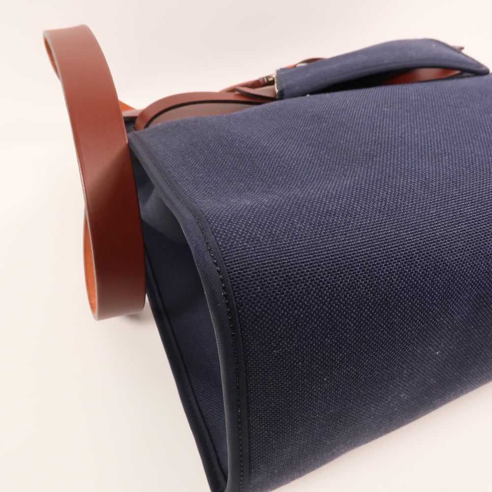 Hermes Herbag GM Navy Brown - 12