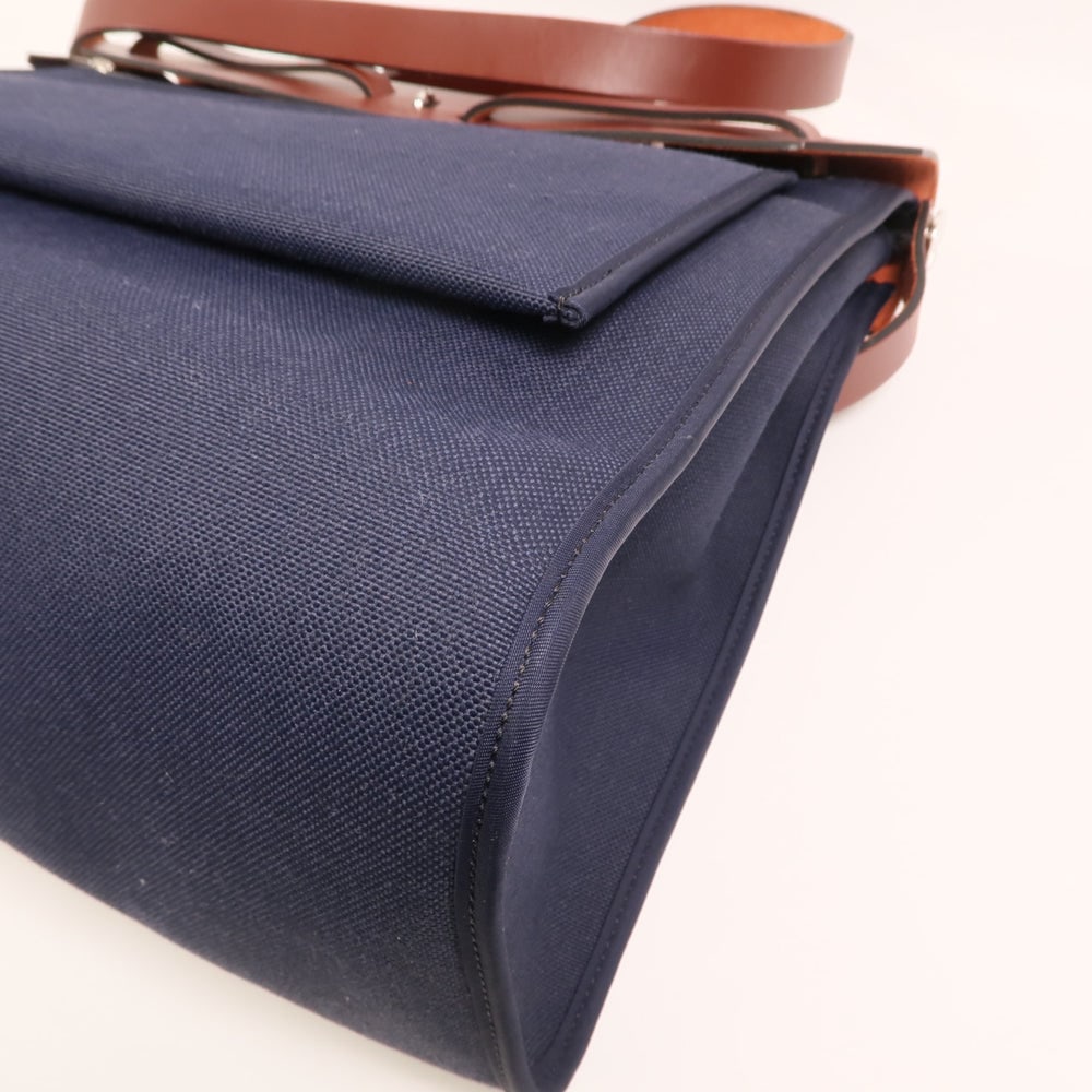 Hermes Herbag GM Navy Brown - 13