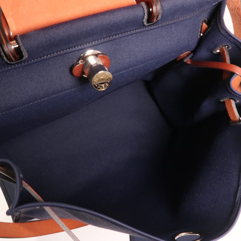 Hermes Herbag GM Navy Brown - 5