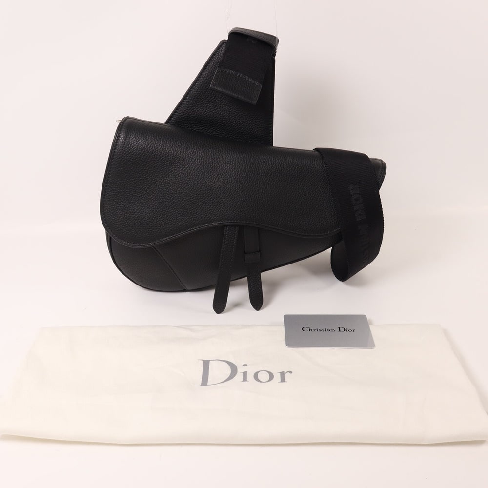 Dior Saddle Shoulder Bag Black - 10