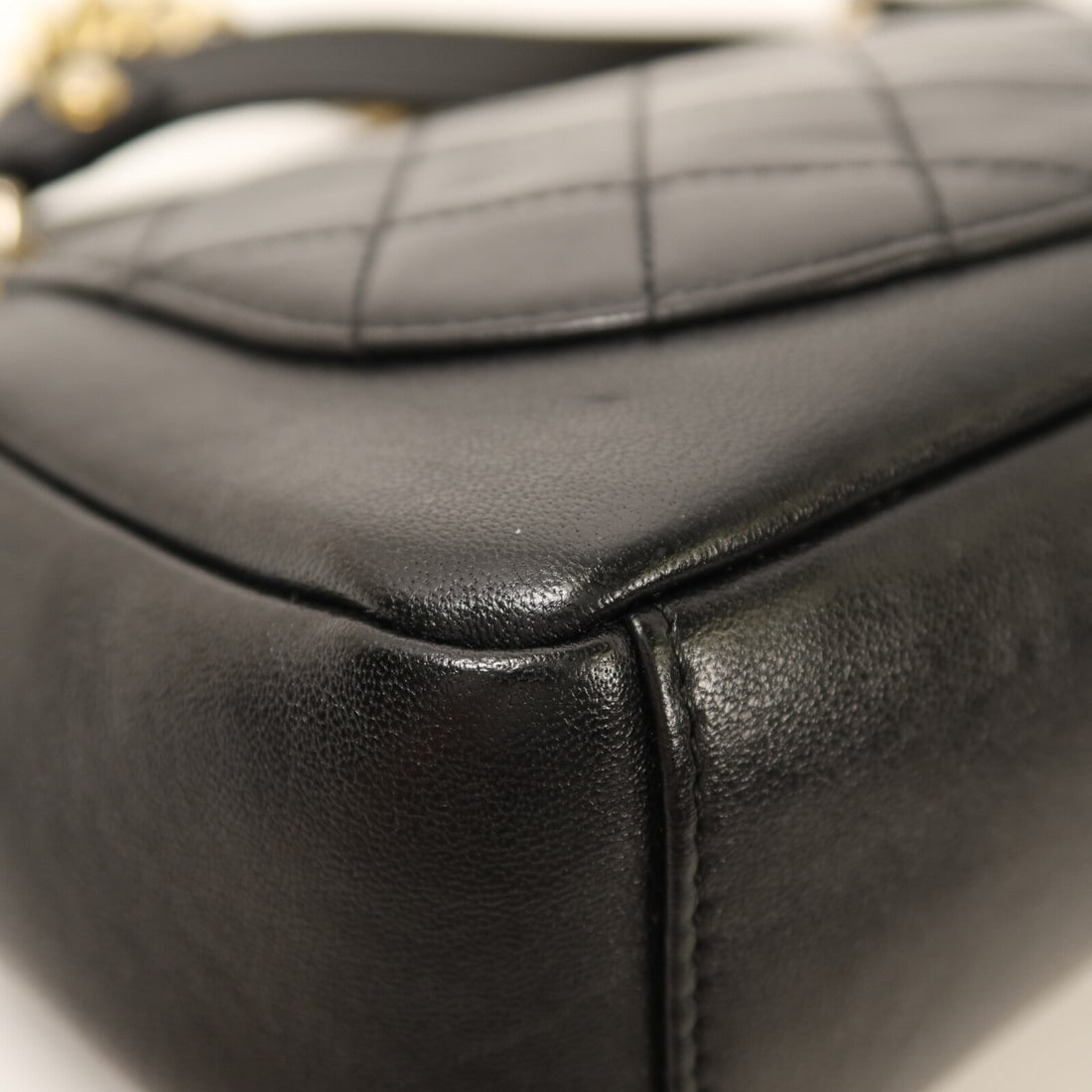 Chanel Chain Shoulder Bag Black - 12