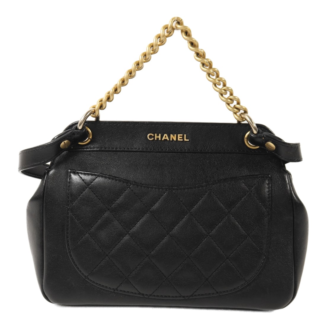 Chanel Chain Shoulder Bag Black - 2