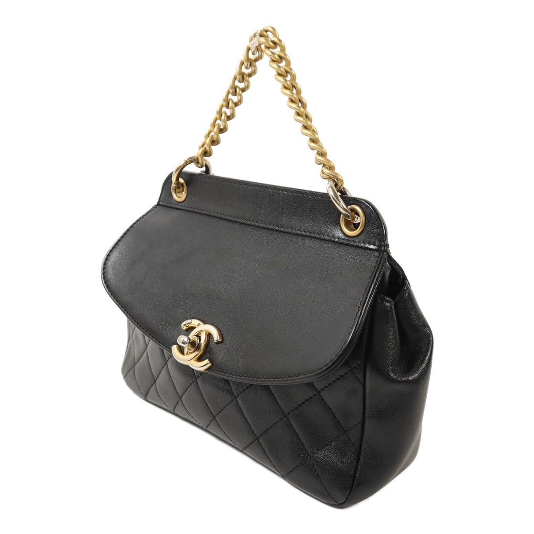 Chanel Chain Shoulder Bag Black - 3