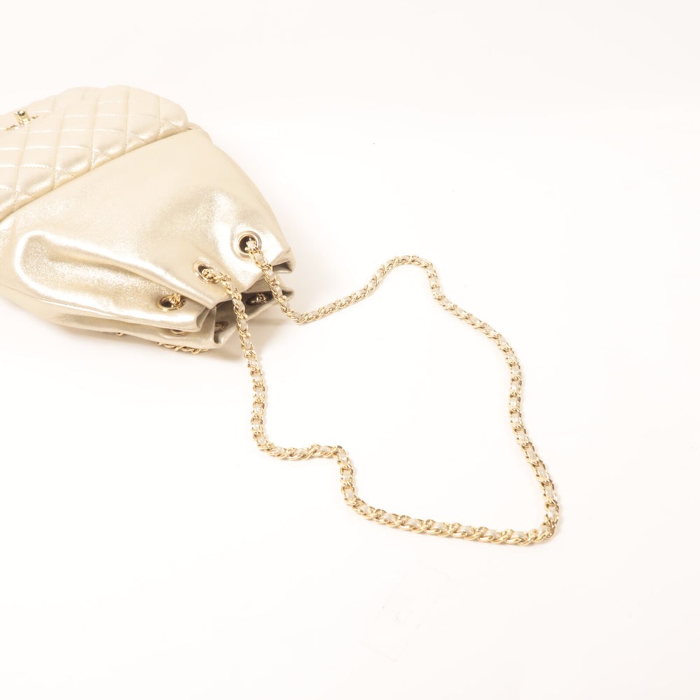 Chanel Backpack Gold - 9