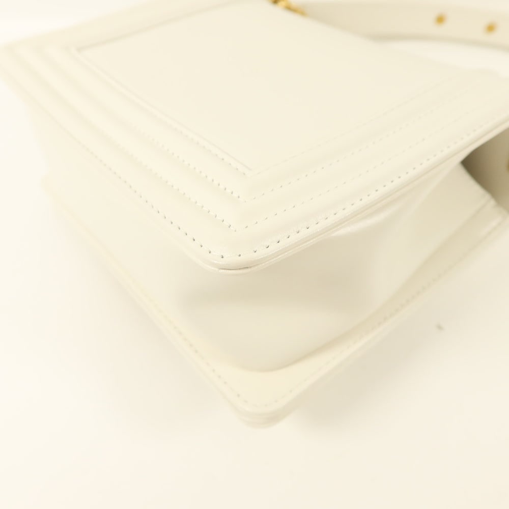 Chanel Mini Boy White - 16
