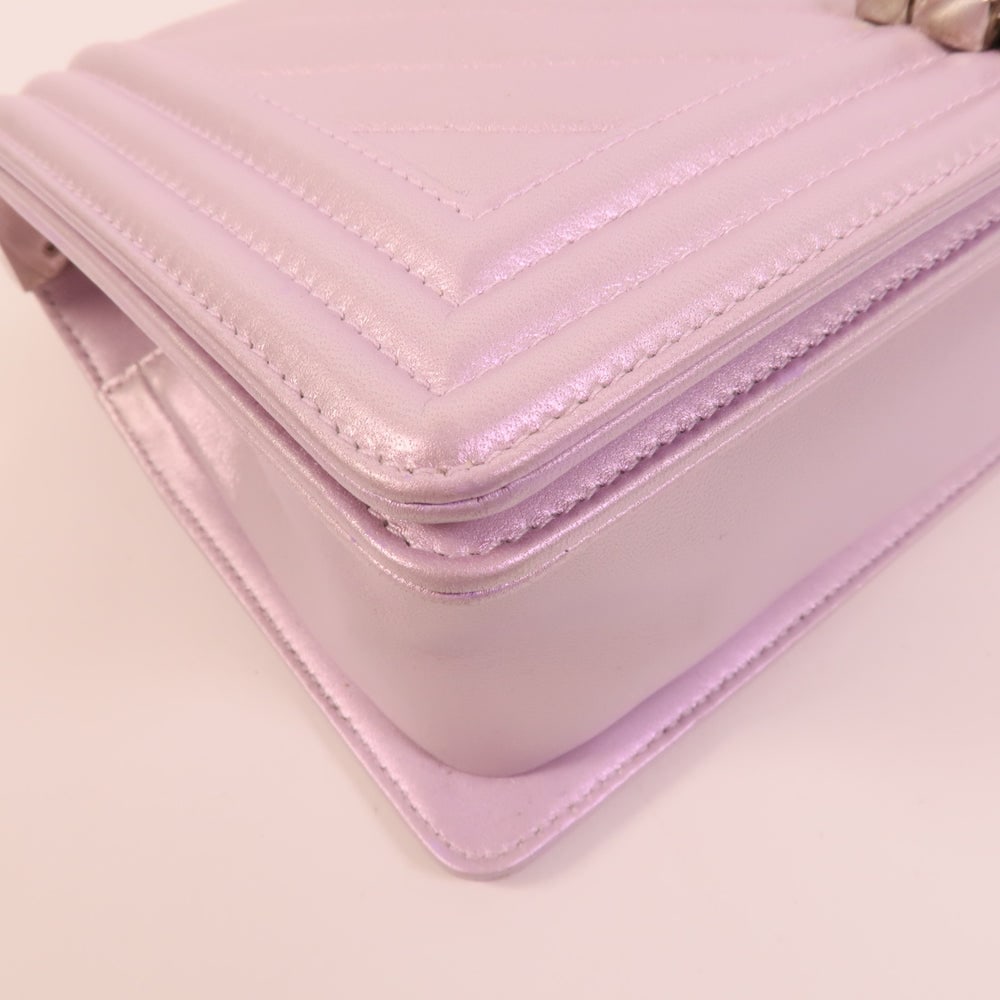 Chanel Boy 25 Purple - 12