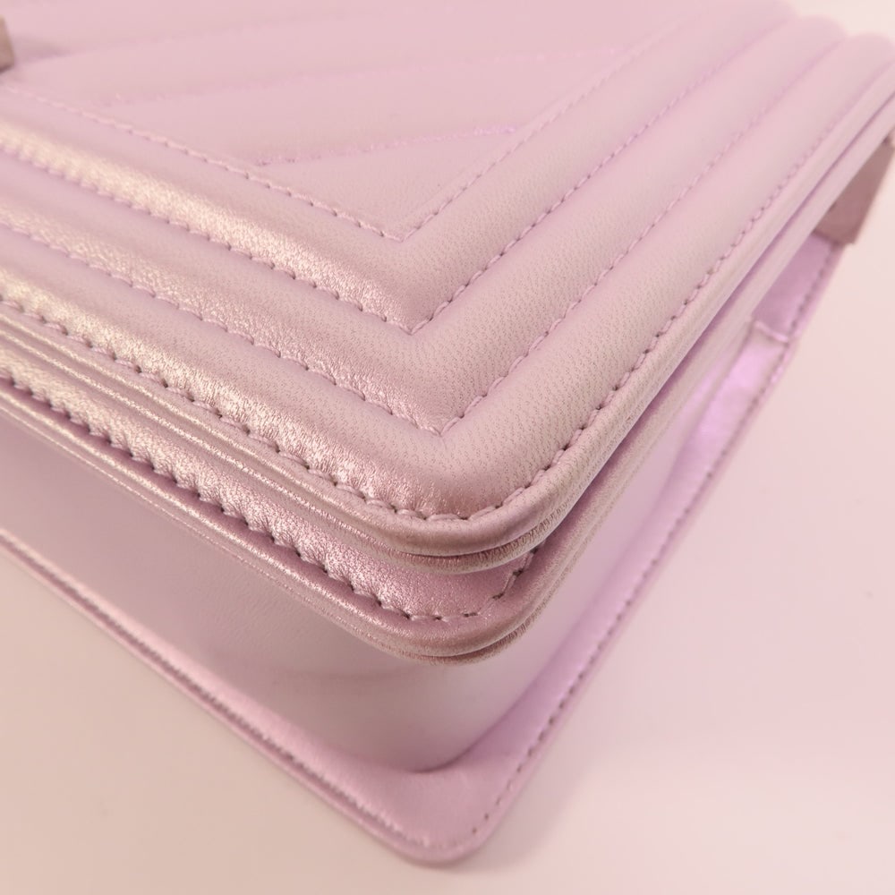 Chanel Boy 25 Purple - 13