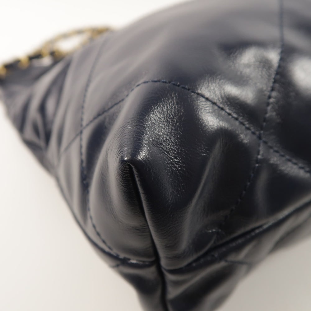 Chanel C22 Small Navy - 12