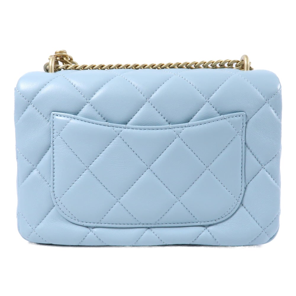 Chanel CC Flat Bag 20 Blue - 2