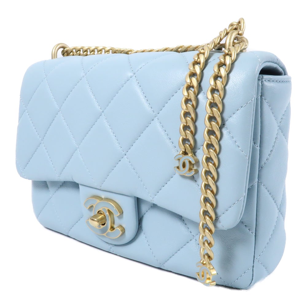 Chanel CC Flat Bag 20 Blue - 3