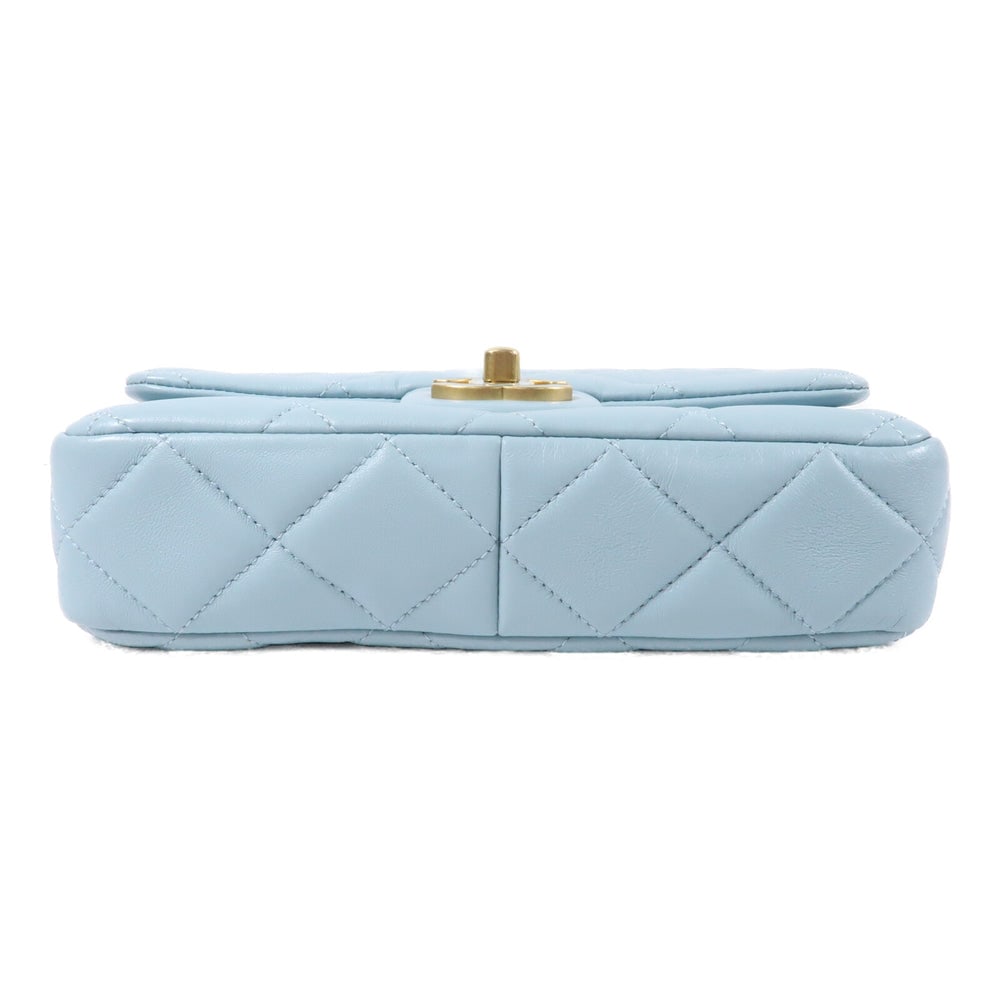 Chanel CC Flat Bag 20 Blue - 4