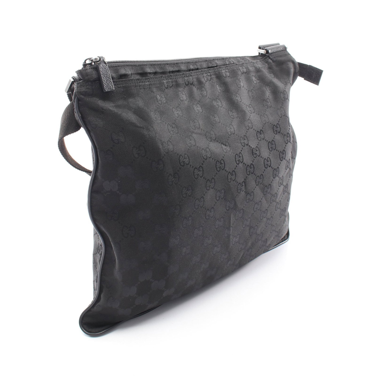 Gucci GG Pattern Canvas Shoulder Bag - 2