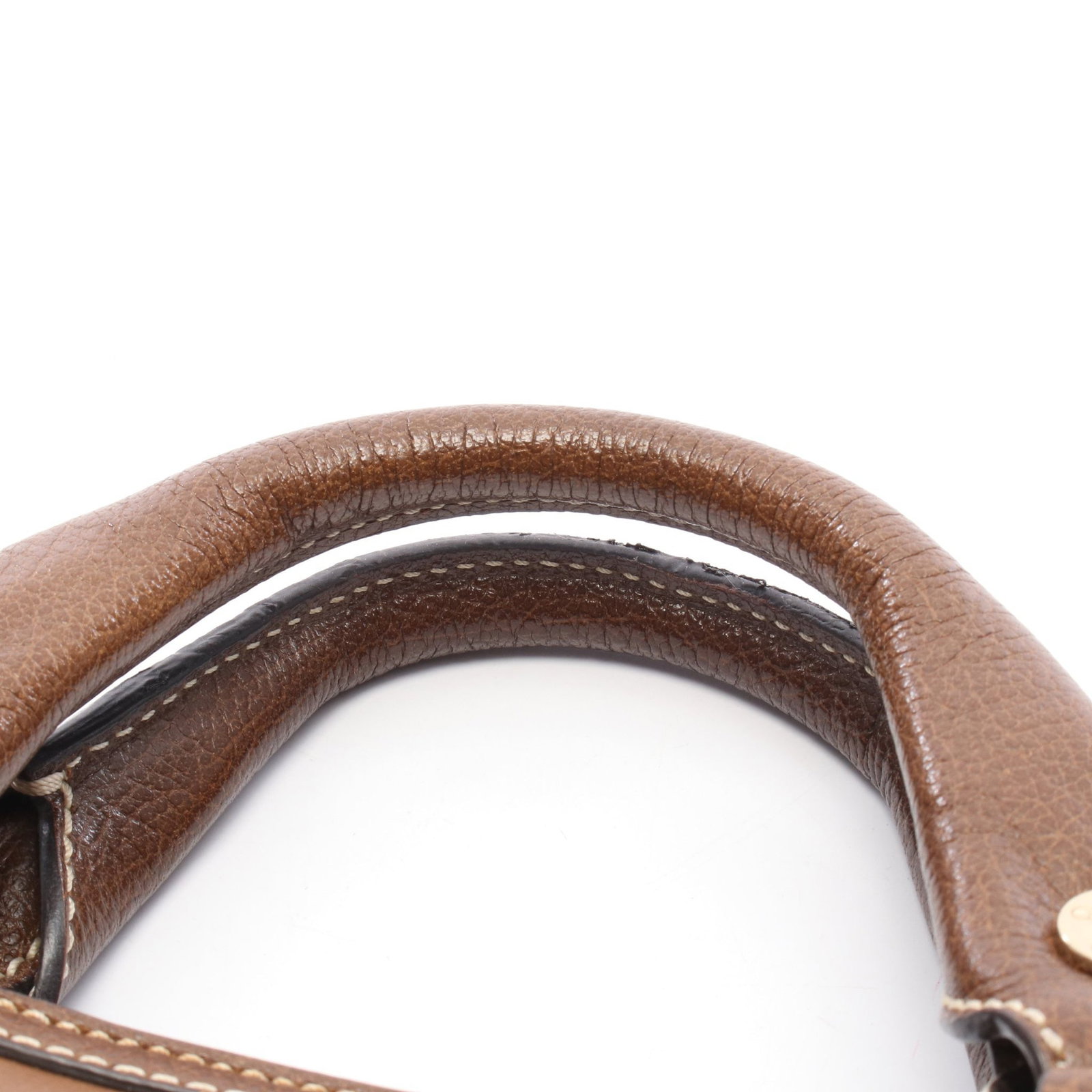 Celine Boogie Leather Handbag Brown - 12