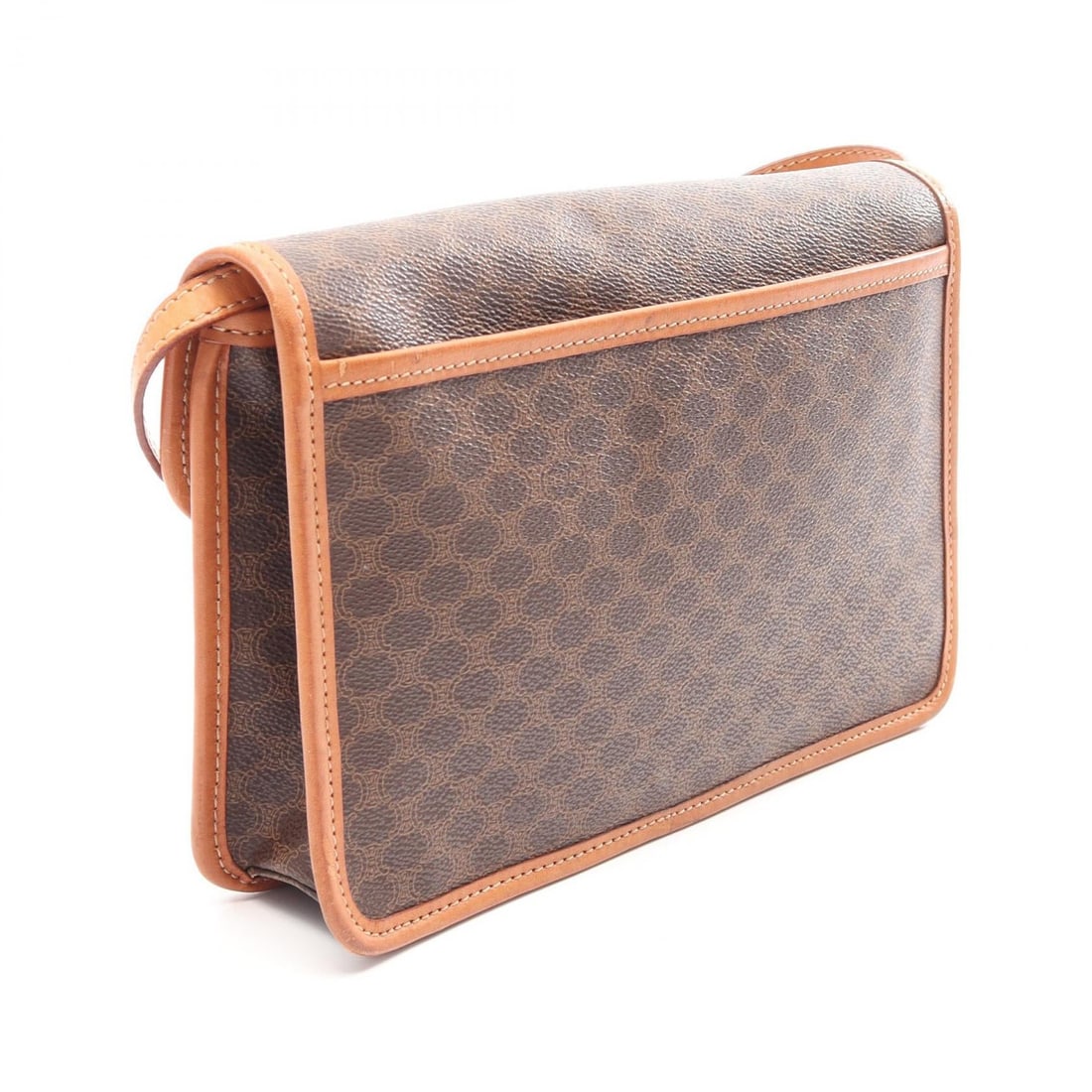 Celine Macadam Shoulder Bag Brown - 2