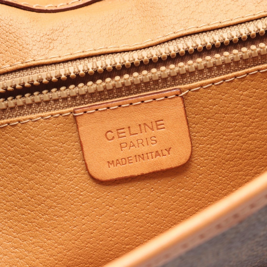 Celine Macadam Shoulder Bag Brown - 4