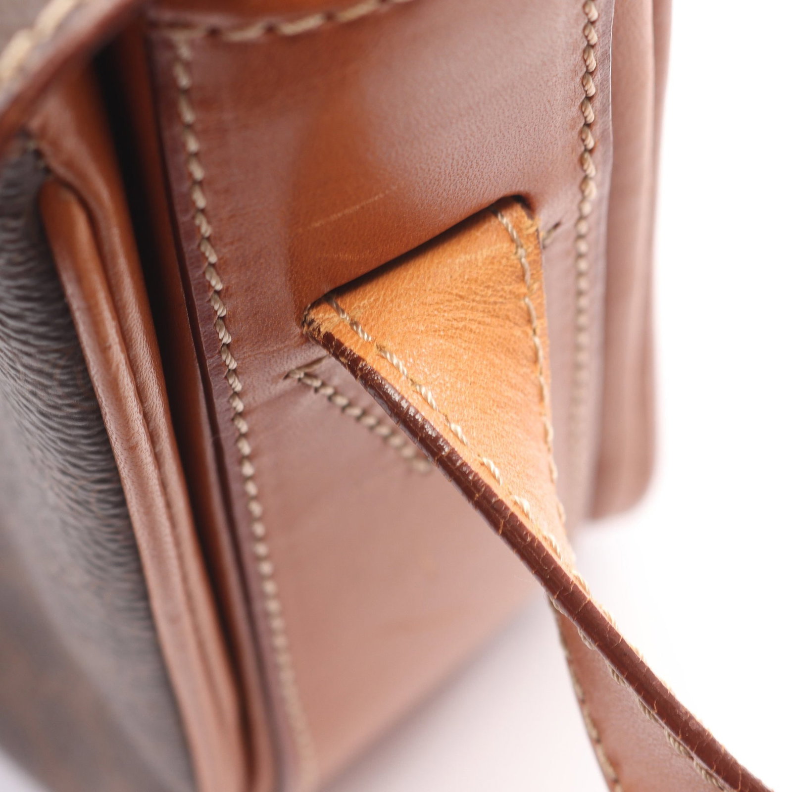 Celine Macadam Shoulder Bag Brown - 10