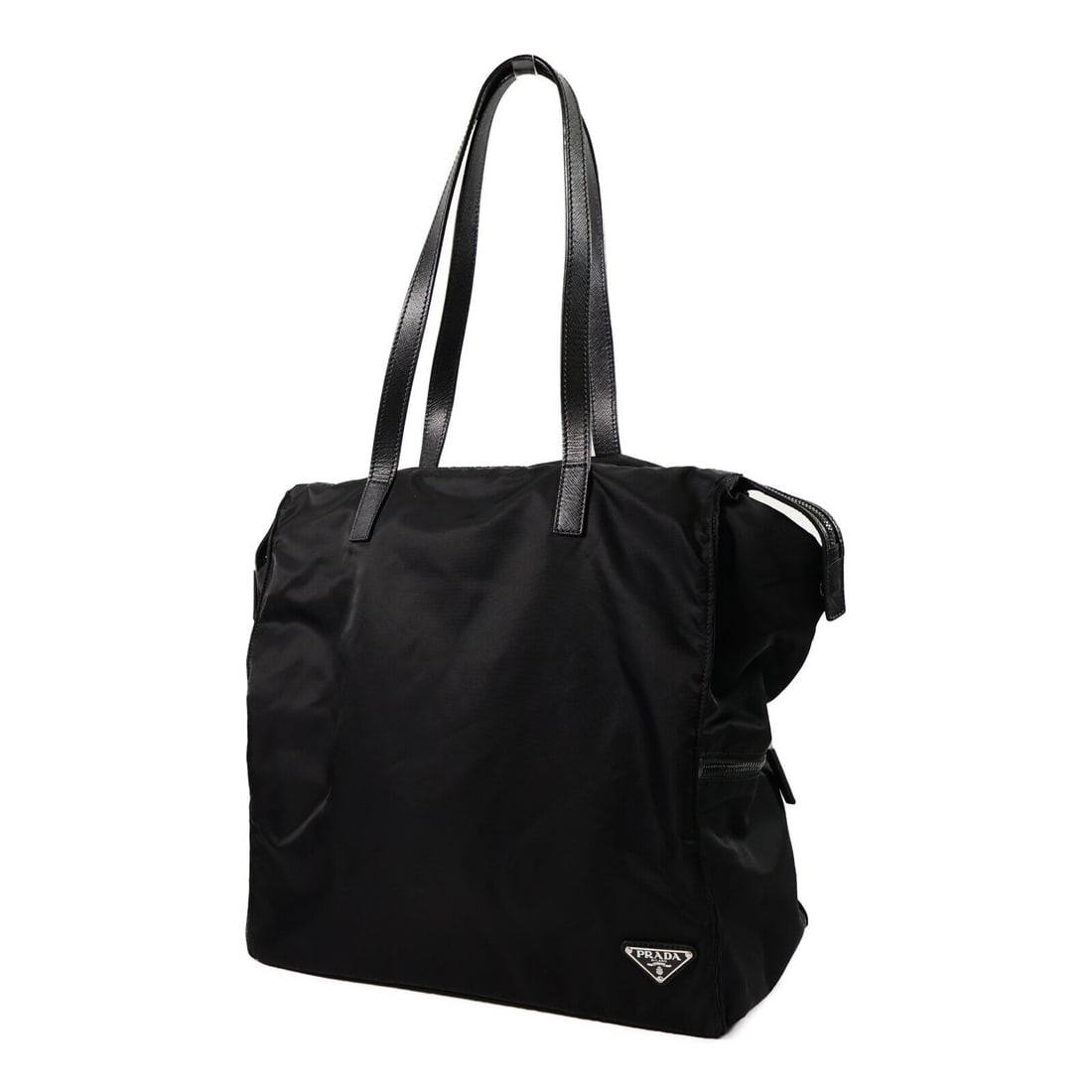 Prada Nylon Tote Bag Black - 2