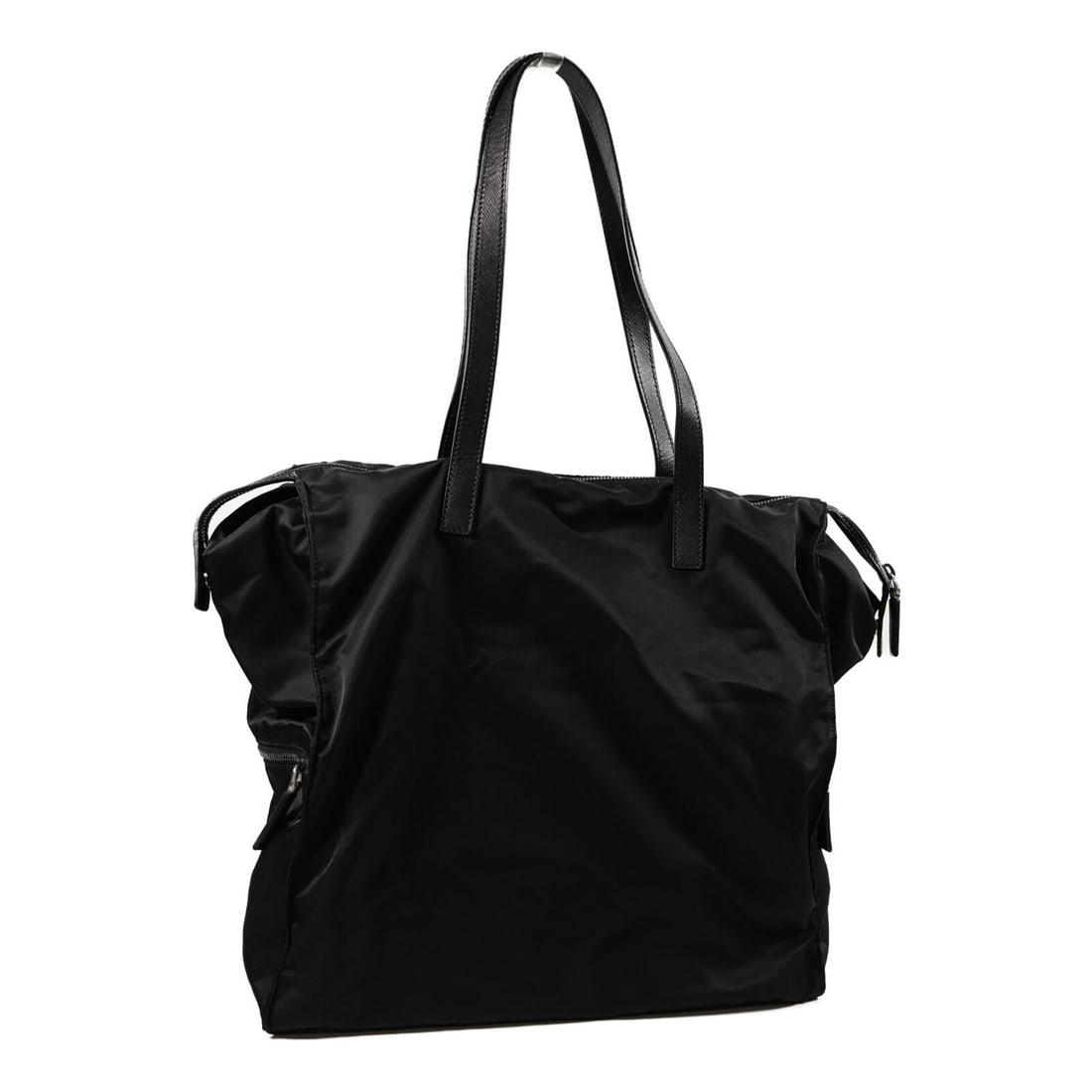 Prada Nylon Tote Bag Black - 3