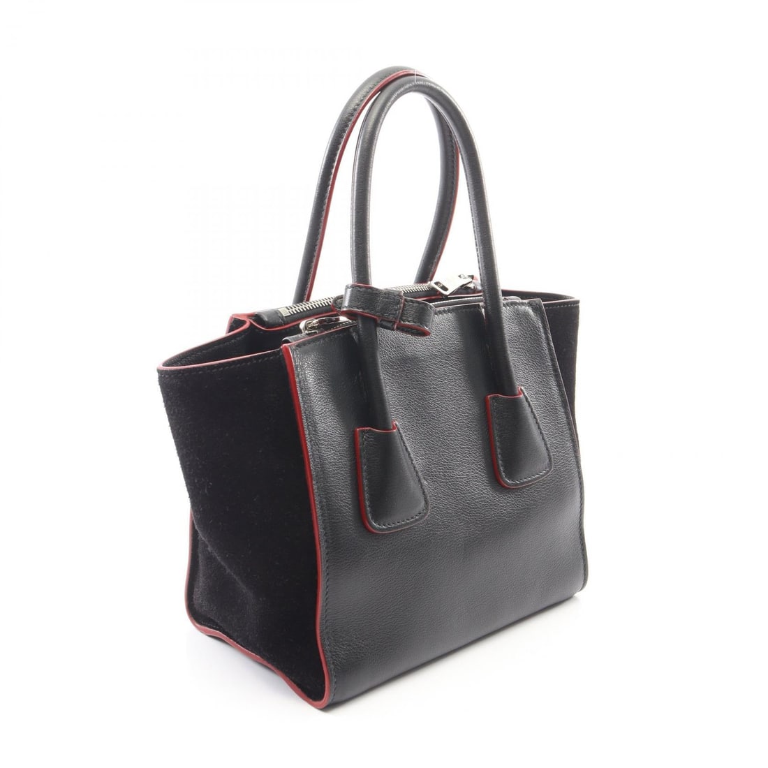 Prada Leather Suede 2WAY Handbag - 2