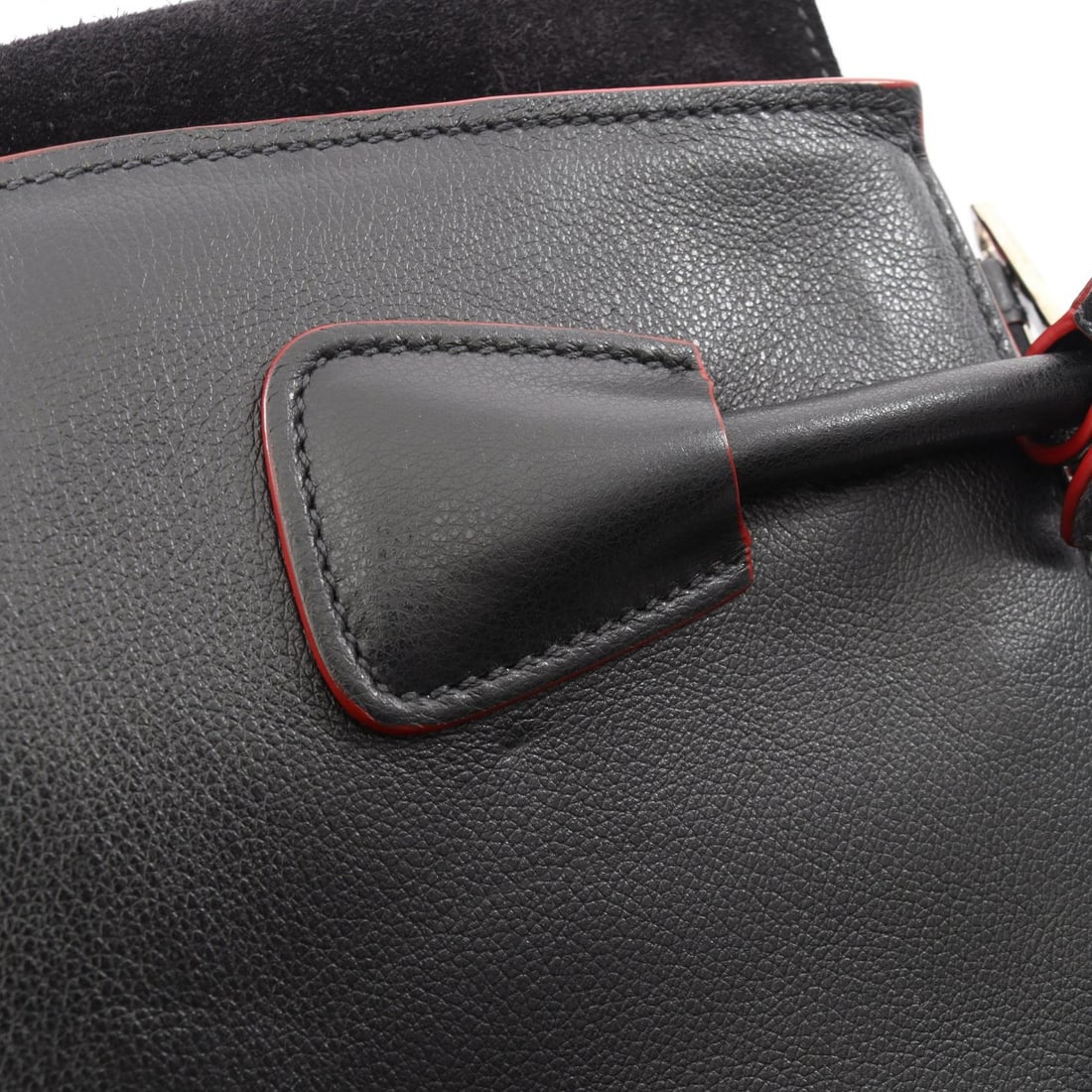 Prada Leather Suede 2WAY Handbag - 8
