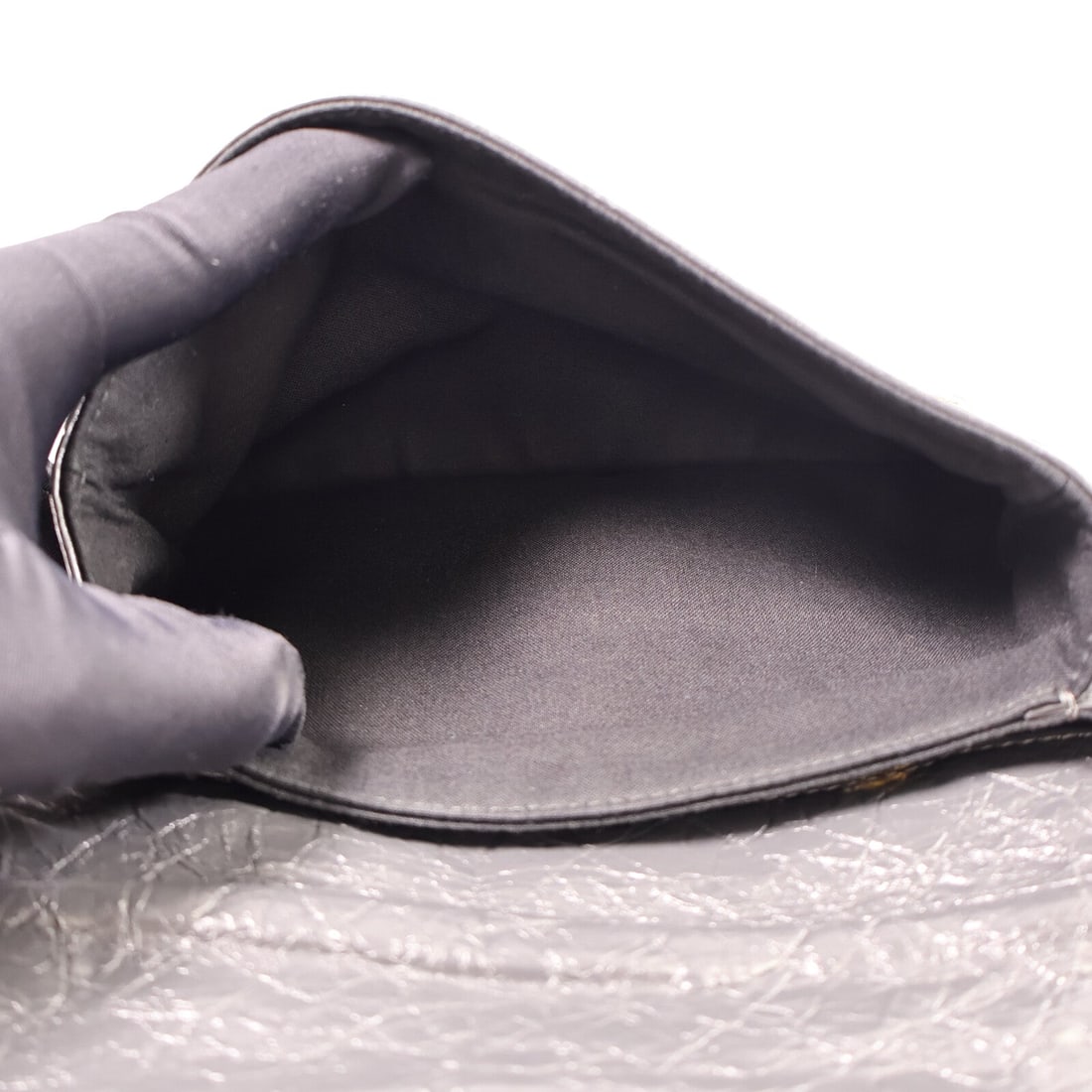Balenciaga Mini Envelope Pochette Gray - 5