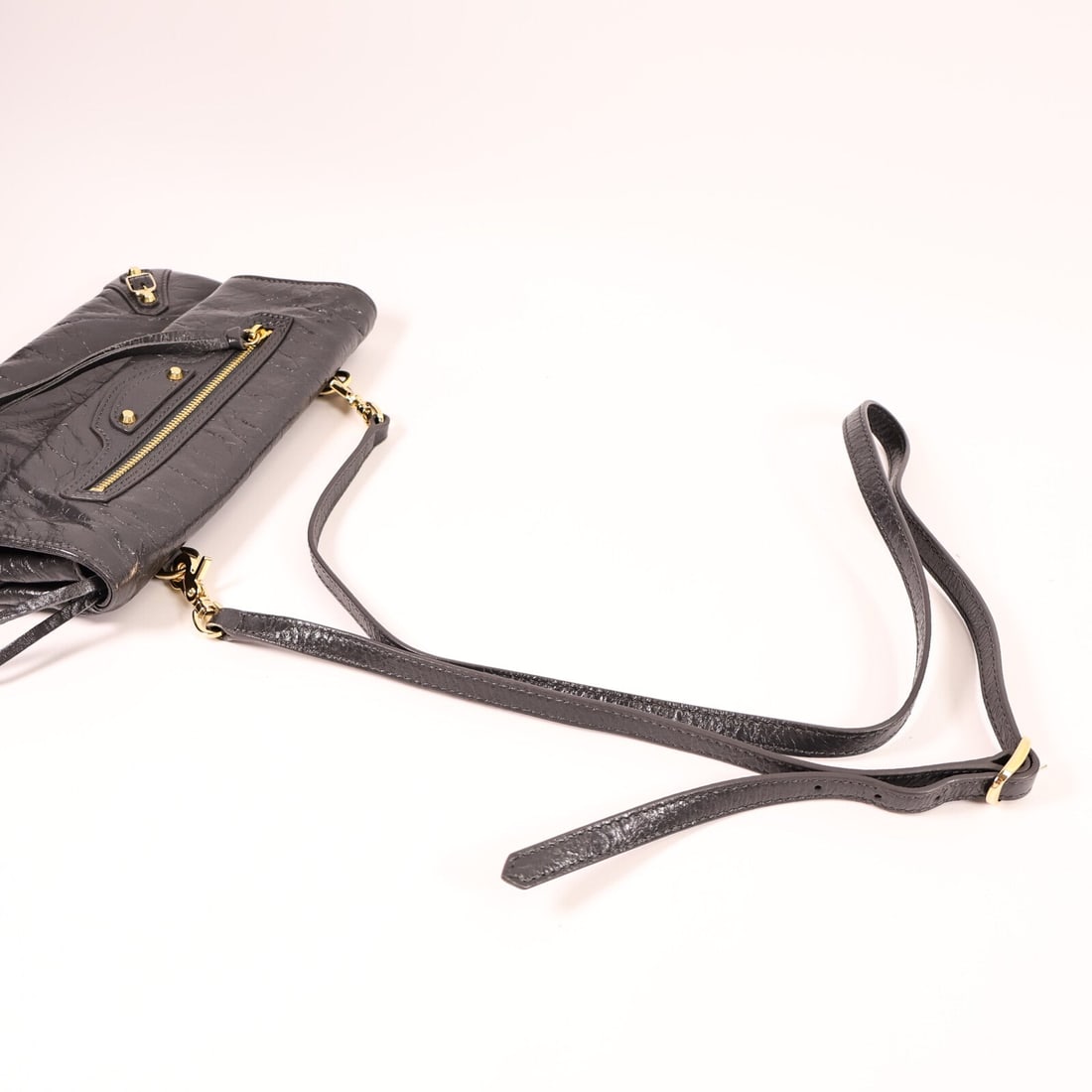 Balenciaga Mini Envelope Pochette Gray - 9