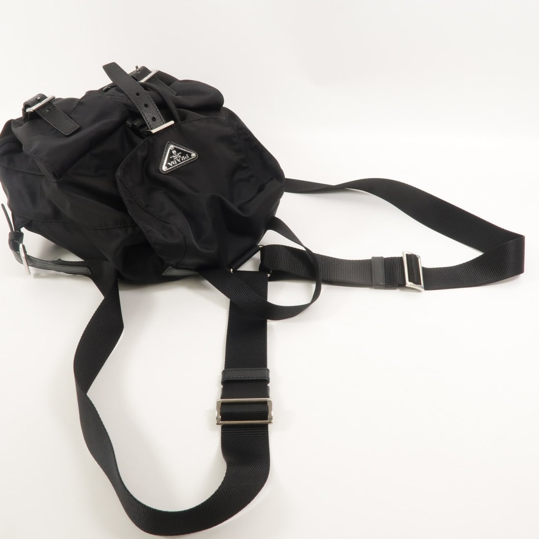 Prada Nylon Backpack Black - 8