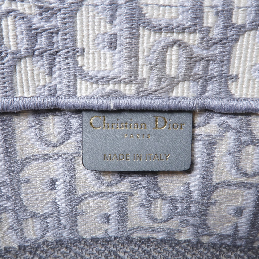 Dior Book Tote Medium Canvas Grey - 7