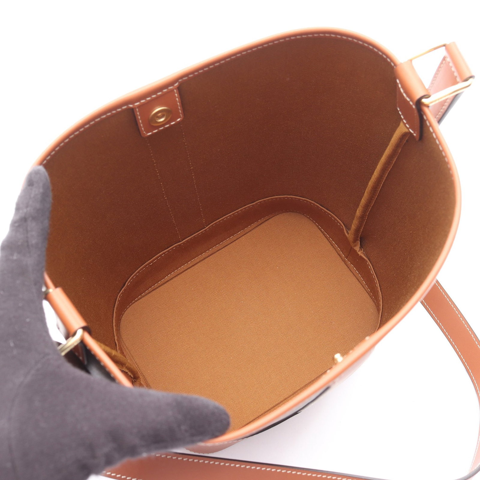Celine Small Bucket Triomphe Bag - 3