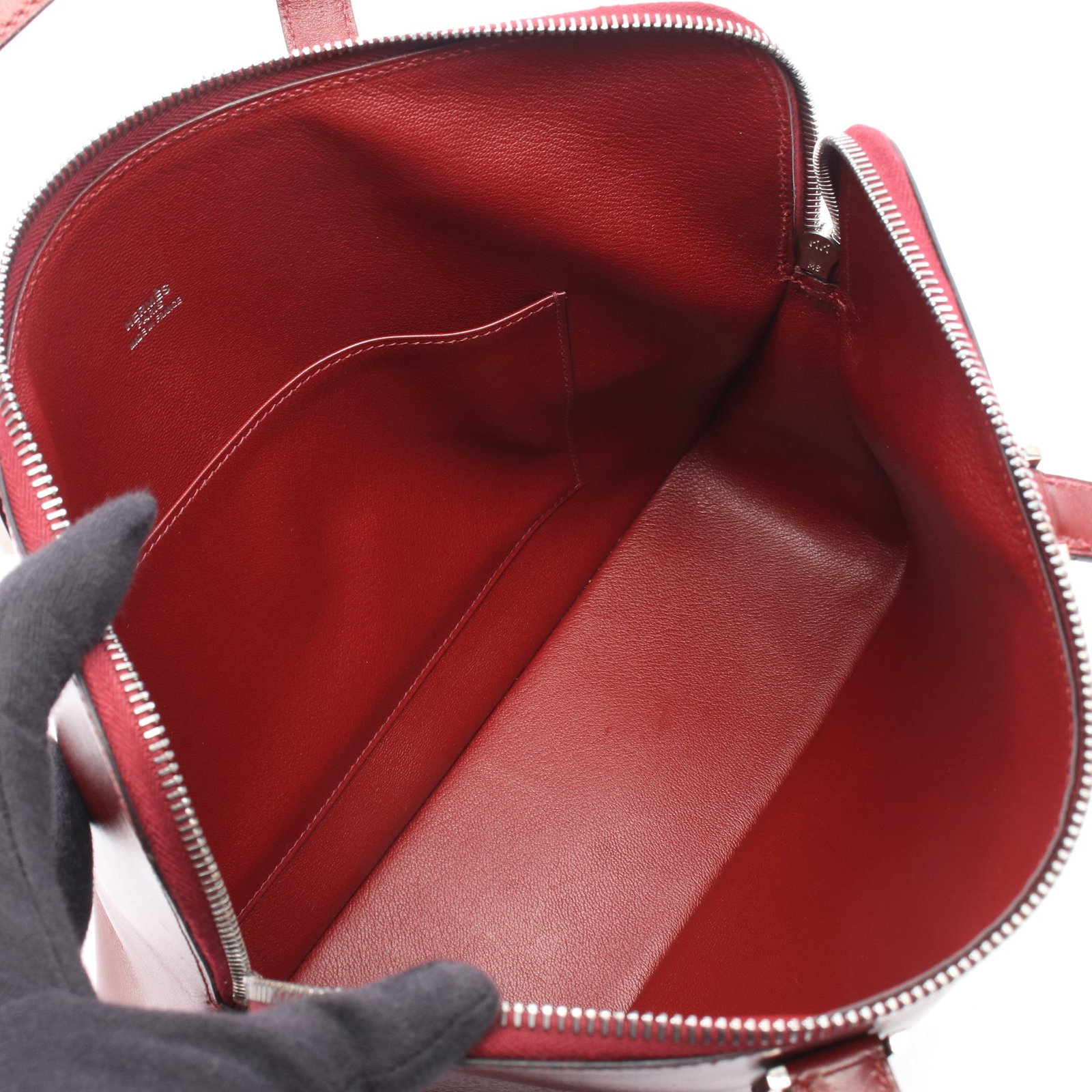 Hermes Escapada Rouge Ash Handbag - 3