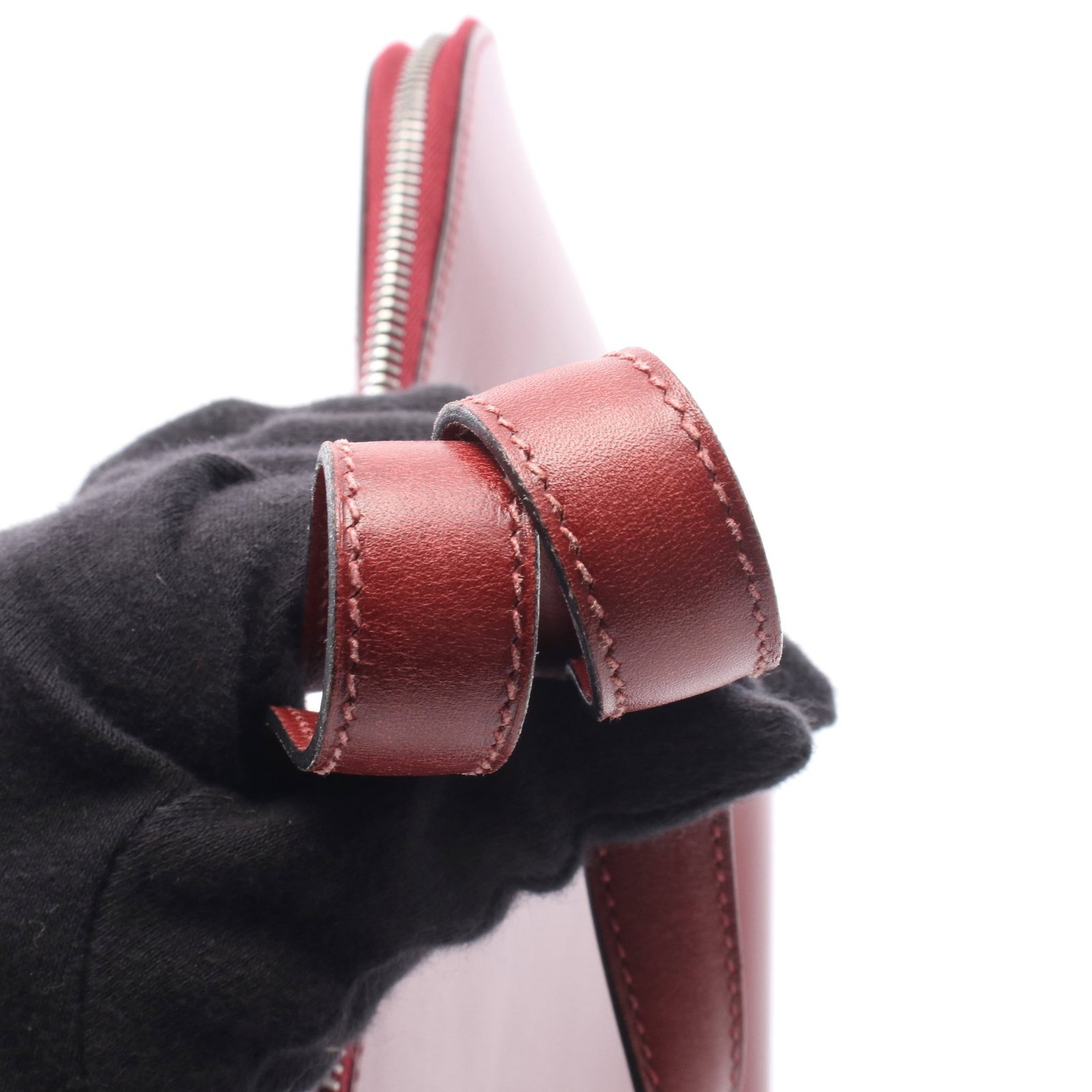 Hermes Escapada Rouge Ash Handbag - 8