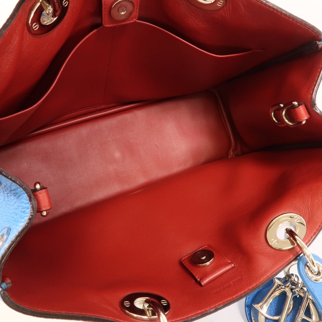 Diorissimo Tote 2WAY Blue Red - 5