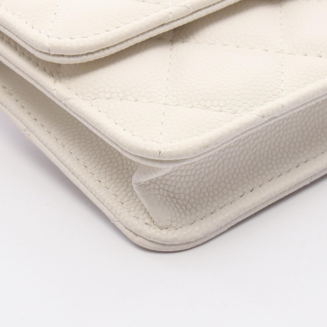 Chanel Mini Chain Bag White - 7