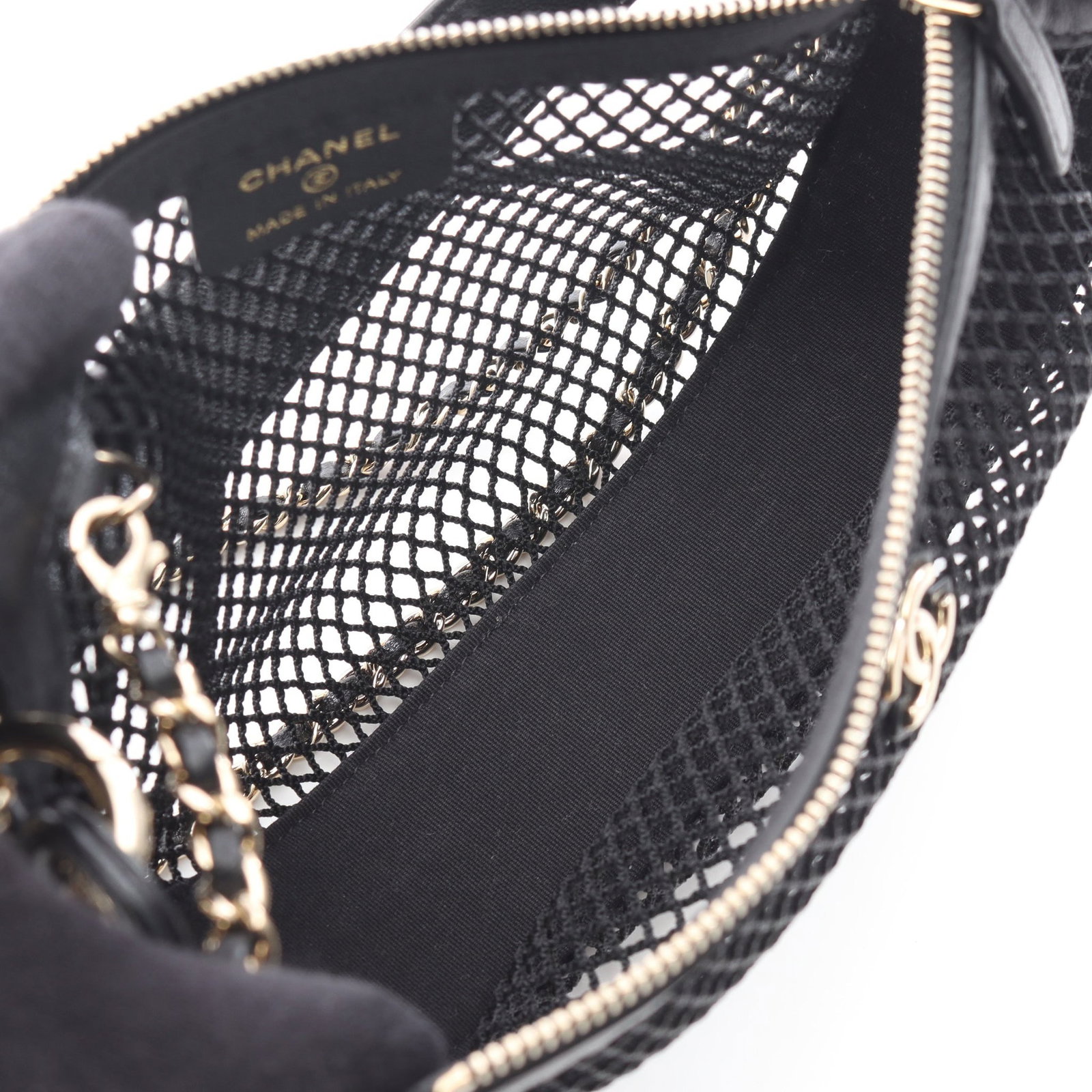 Chanel Coco Mark Mesh 2WAY Black - 3