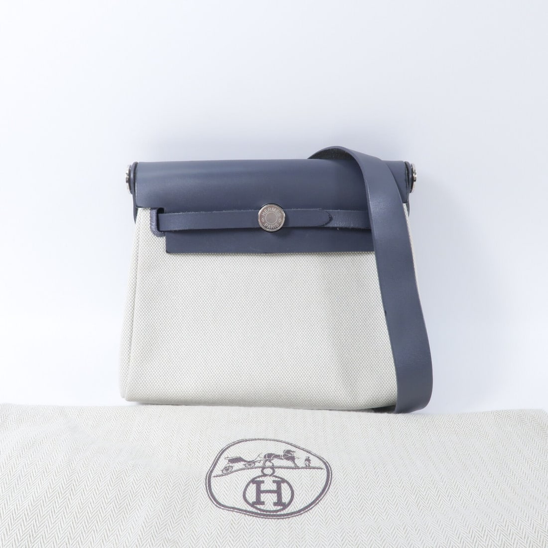 Hermes Mini Herbag Shoulder Beige - 10