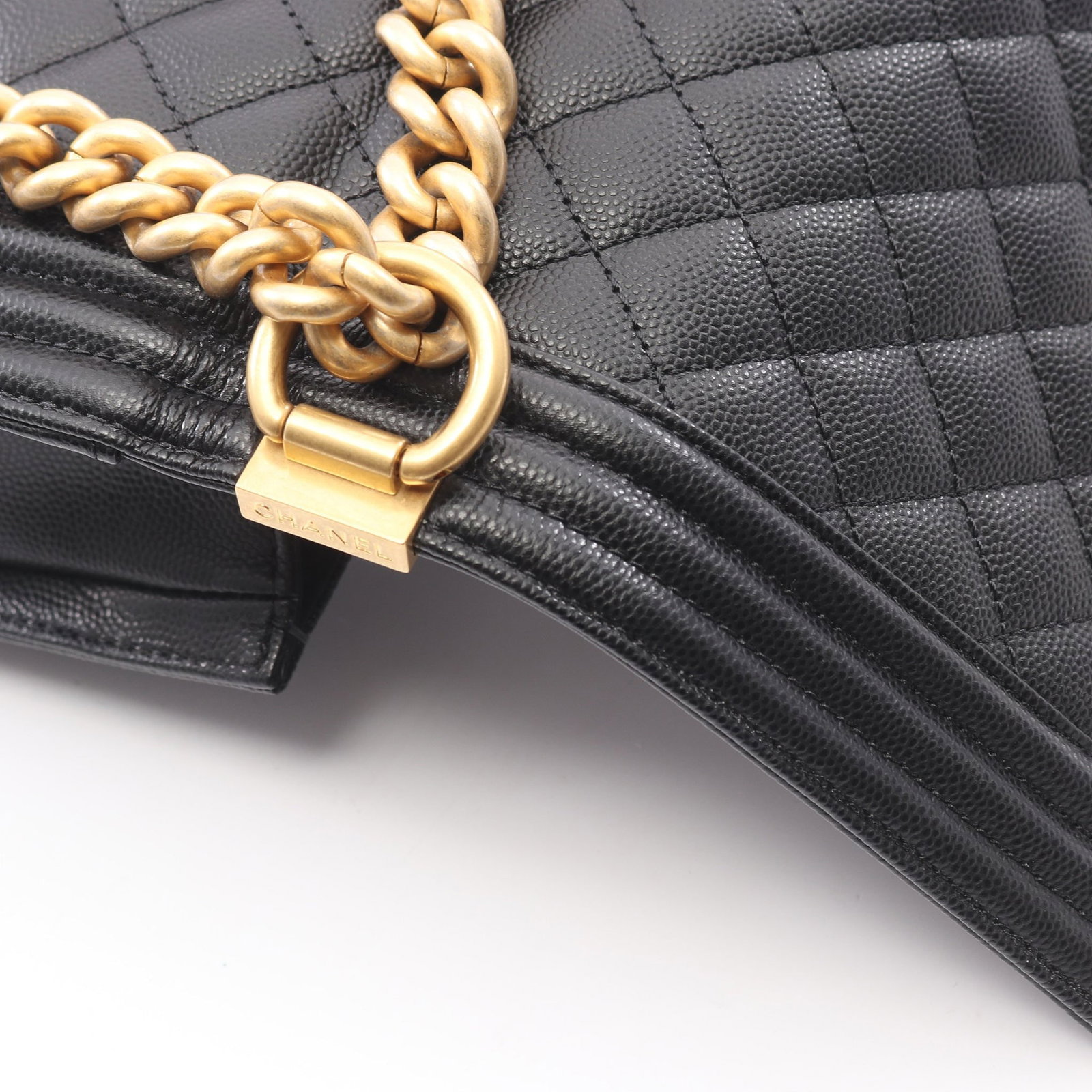 Chanel Boy Small Chain Bag Black - 6