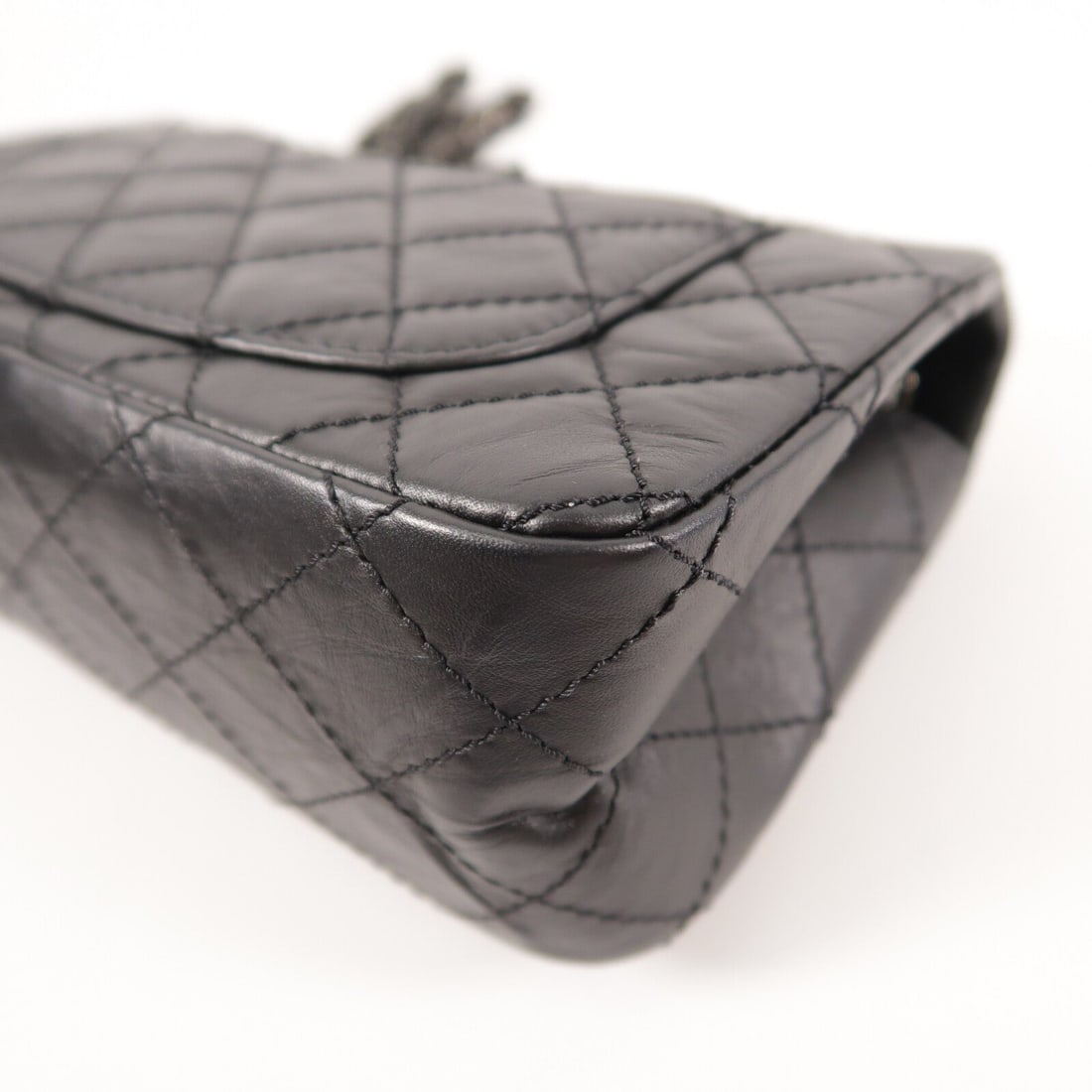 Chanel 2.55 Mini Chain Bag Black - 14